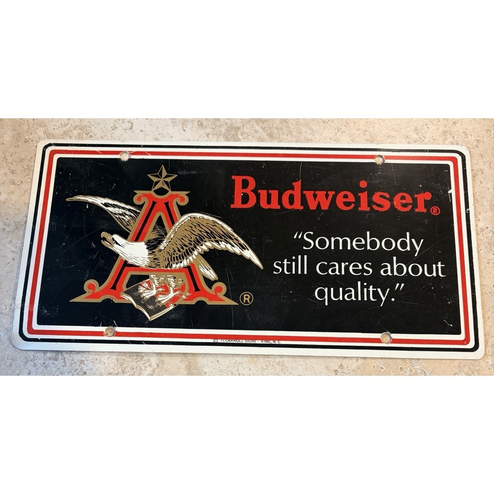 Budweiser 77 Vintage Sign
